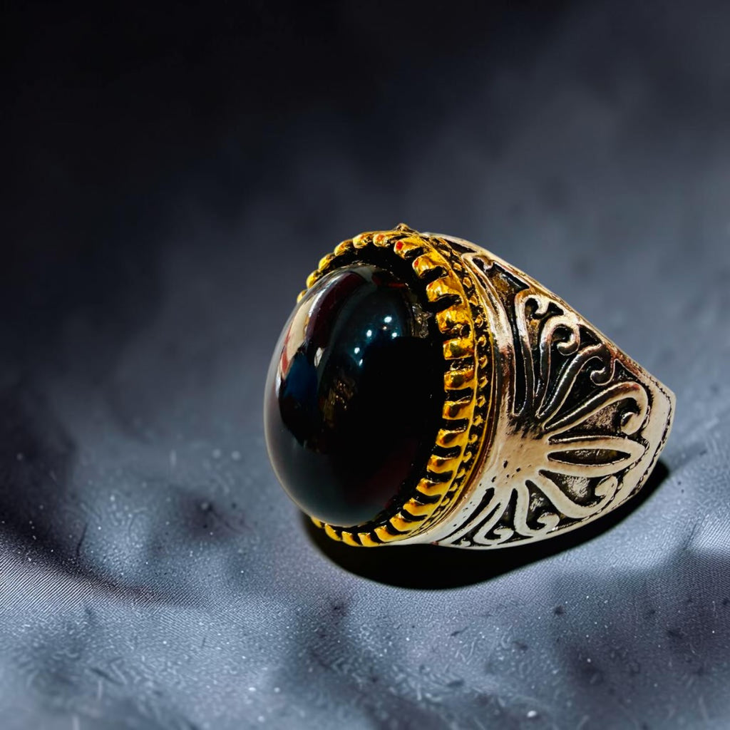 Chevalière zircon inox